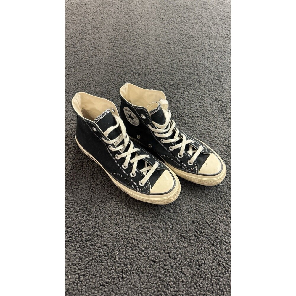 Size 6 Men's / Size 8 Women's Converse Chuck 70 Vintage Canvas High Black